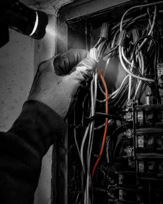 Electrical work detail